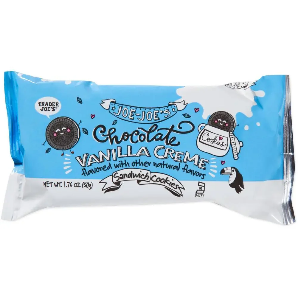 Trader Joe's — Chocolate Vanilla Creme Joe-Joe's 4 pk